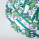 Panama Children's Minaku "Frogs" Color White/Green, Rr. 52