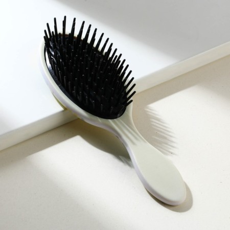 Oval massage comb “live to the full” 17 x 5.5 cm-1