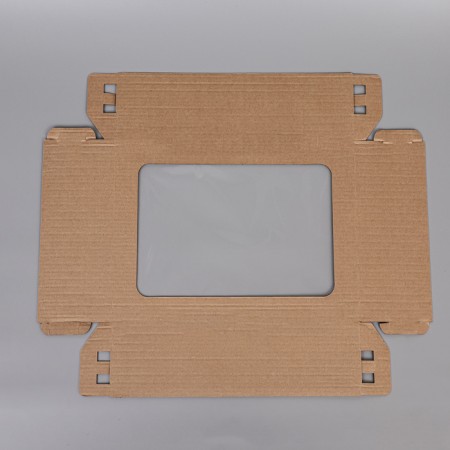 Confectionery packaging with a window, craft, 39 x 29 x 12 cm-4