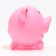 Pig's squeak toy for dogs, 11.4 x 10 x 10 cm, pink