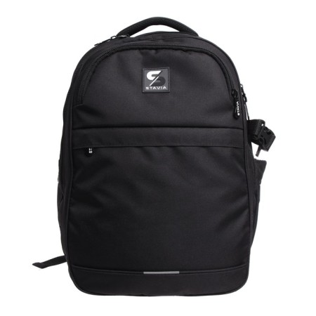 Youth backpack, 40 x 28 x 18 cm, ergonomic back, Stavia "city-1", black-2