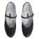 Folk -folk shoes, insole length 23.5 cm, black color