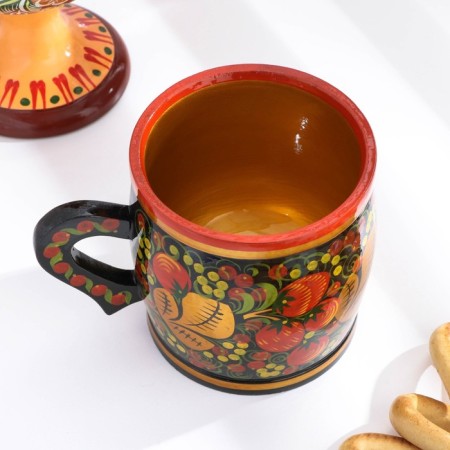 Mug "beer", hohloma, 500 ml-2