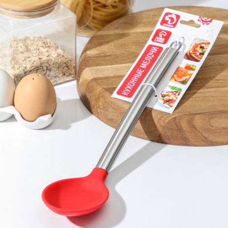 Spoon Garnish shares "Redmond", silicone, 33 cm, red color-3