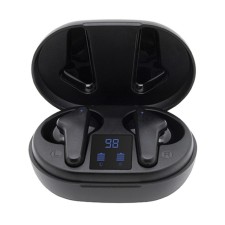 Naustors TFN Shell, TWS, BT 5.1, Type-C, 30/300 mAh, sensor, display, black