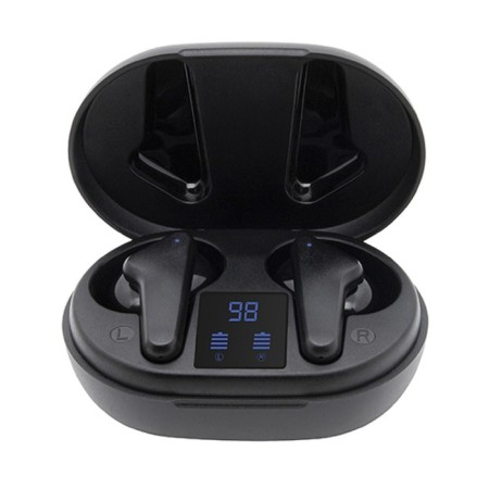 Naustors TFN Shell, TWS, BT 5.1, Type-C, 30/300 mAh, sensor, display, black