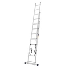 Tundra staircase, three -section, aluminum, 8 steps