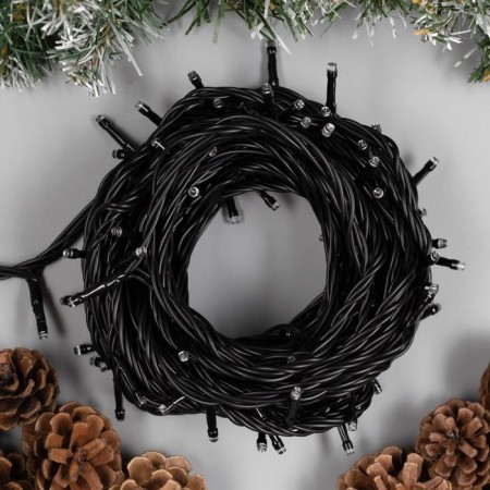 Garland “thread” 10 m, IP44, UMS, dark thread, 100 LED, Green glow, 220 V-1
