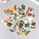 Stickers for creativity "Men's hobbies" embossing silver set 48 pcs 9x7x0.8 cm