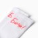 Women's socks, white color, size 23-25