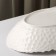 Ceramic oval "airiness", 1 l, white color, white