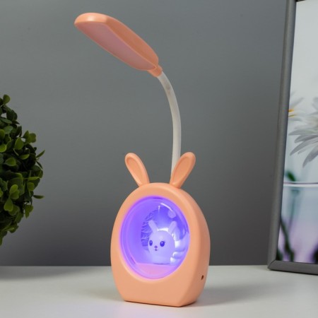 Bunny table lamp LED 3W USB peach 9.5x6x31 cm Risalux-1