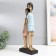 Polystone souvenir "Children - Trust" white -gold 14x7x38 cm