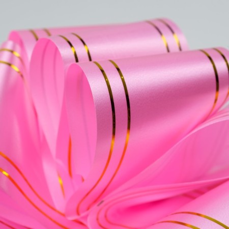 Bant-Shar No. 5 "Golden Strips", pink color-4