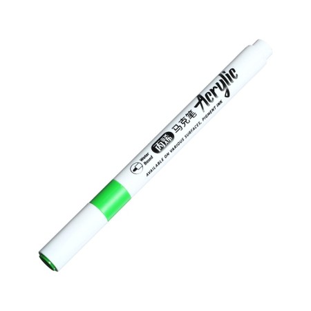 A set of acrylic markers 6 colors, a round tip, for any surface-3