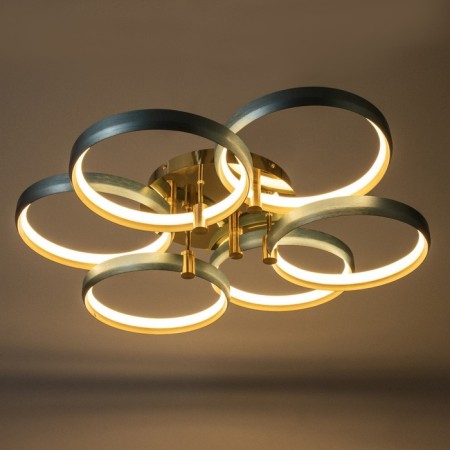 Chase with DND "WINLLA" LED 204W 3000-6000K blue-gold 80x80x11 cm Bayerlux-2