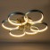 Chase with DND "WINLLA" LED 204W 3000-6000K blue-gold 80x80x11 cm Bayerlux
