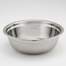 Misk of stainless steel, 2.3 liters, 24 × 8 cm, 201 Marka stood, thickness 0.8 mm, internal diometer 22 cm