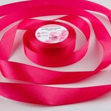 Satin tape, 25 mm × 23 ± 1 m, color bright rally No. 28