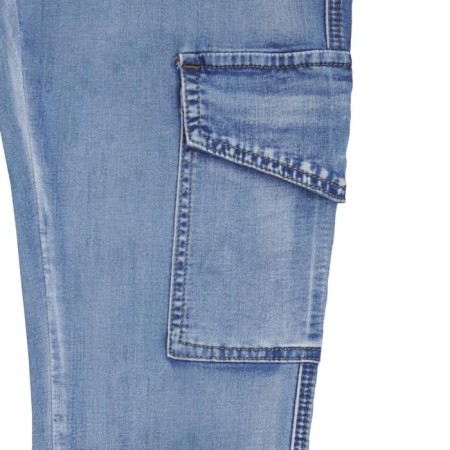 Jeans for girls, height 170 cm, blue color-4