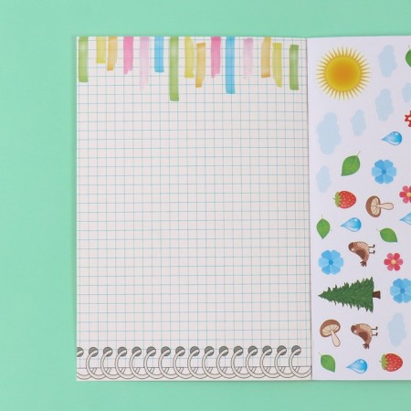 Stickers in the book "Count" + 3 background 20.7x14.2 cm-12