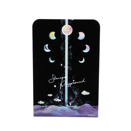 Book stands 2 pieces of planet (moon)