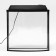 Aquarium "TV" with a lid, 40 liters, 46 x 20 x 44/49 cm, black