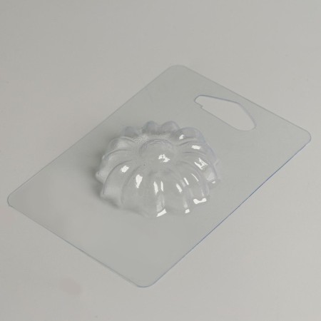 Plastic form for soap "Chamomile" 6 × 5.8 cm-2