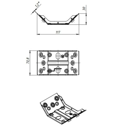 Table screed, tundra, No. 7, Gots, 1 pcs-3
