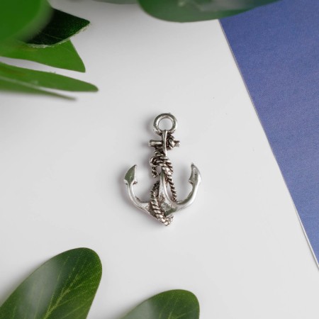 Decor metal for creativity "Anchor" 2.8x1.8 cm