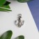 Decor metal for creativity "Anchor" 2.8x1.8 cm