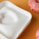 Form for baking and mousse desserts Konfinetta "Love in Square", silicone, 11.4 × 12 × 4.4 cm, white color