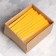 Candle twisted, 2.2x 25 cm, yellow, "wealth of aroma"