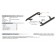 Premium-Black threshold threshold Rival, Great Wall Hover H3 2010-2016, with fasteners, A173LB.2001.4