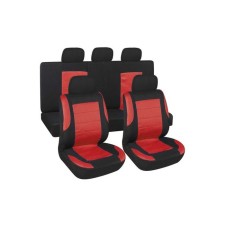 Auto-Chekhly SkyWay Forsage, polyester, set of 9 items, black-red, S01301148