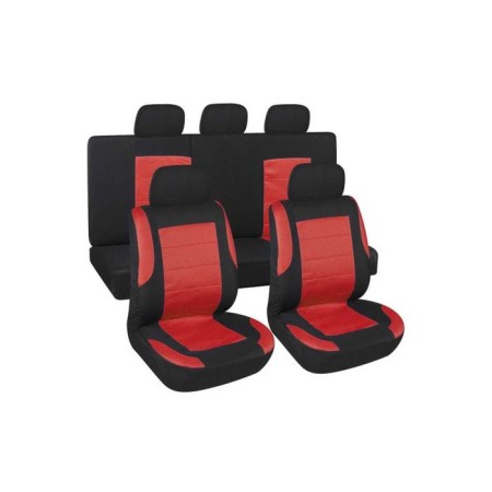 Auto-Chekhly SkyWay Forsage, polyester, set of 9 items, black-red, S01301148