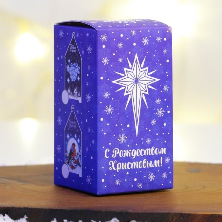 The desktop flashlight of "Happy Christmas", 5 x 5 x 10 cm.-3