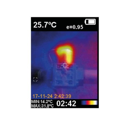 Thermal imager ADA TEMPRO VISION A00519, coeff. radiation from 0.1 to 1, 8-14 μm, from -20 to +300 ° 390054-7