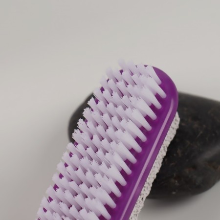 Pumza for pedicure, with a brush, bilateral, 15.5 cm, color mix-2
