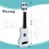 Musical toy - guitar "Style", 4 strings, 38.5 cm., White color