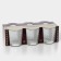 Set of glass glasses "Crystal", 250 ml, 6 pcs