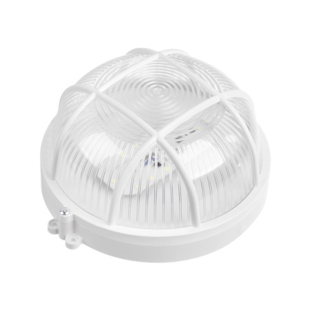 LED LED lamp, 8 W, IP54, 6500K, 220 V, plastic, white