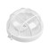 LED LED lamp, 8 W, IP54, 6500K, 220 V, plastic, white