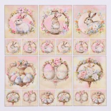Set of decoupage cards 6 pcs 