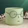 Pot "The pot that survived" 17x17x15cm, light green