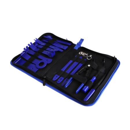 A set of instrument for plastic, 19 items, in a bag-1