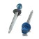 Roofing screws 4.8x70 mm, Ral5005 Blue color, 100 pcs.
