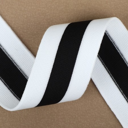 Braid knitted lamps 40 mm, 9.1 ± 0.5 m, white/black color-1