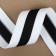 Braid knitted lamps 40 mm, 9.1 ± 0.5 m, white/black color