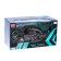 Radio controlled tank Fighter, 4WD, gesture control, shoots gel bullets, black and brown color